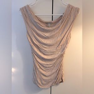 Ribbed Cowl Neck Top pale pink! 🌸🌸